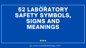 Laboratory Safety Symbols, Signs And Meanings