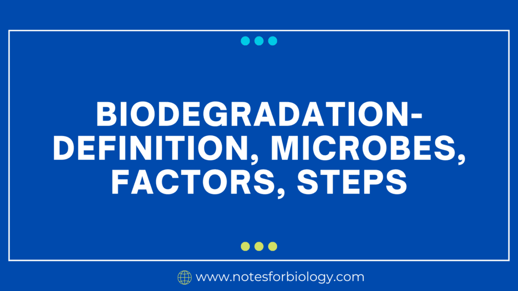 Biodegradation- Definition, Microbes, Factors, Steps
