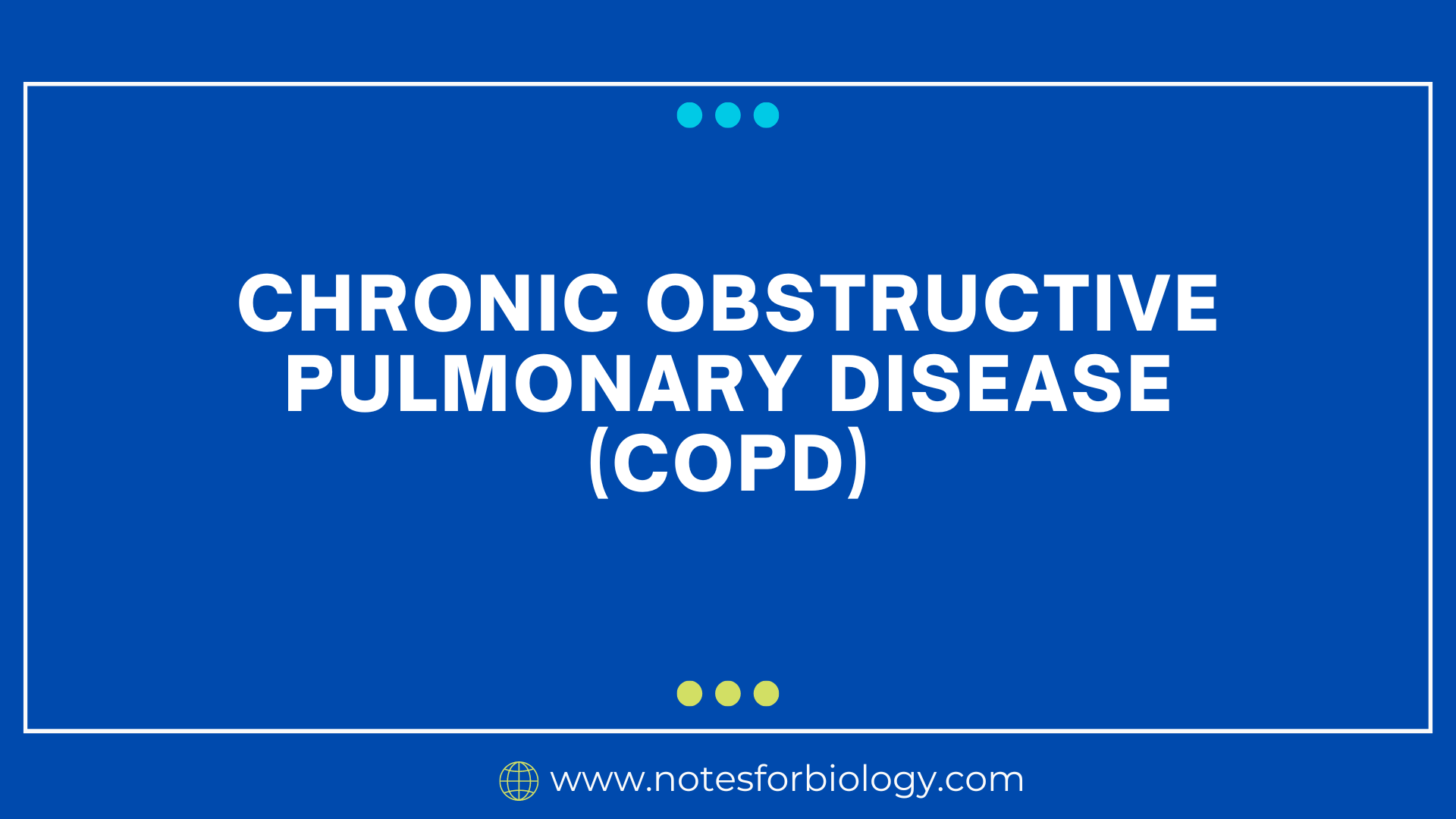 Chronic obstructive pulmonary disease (COPD) - Best...