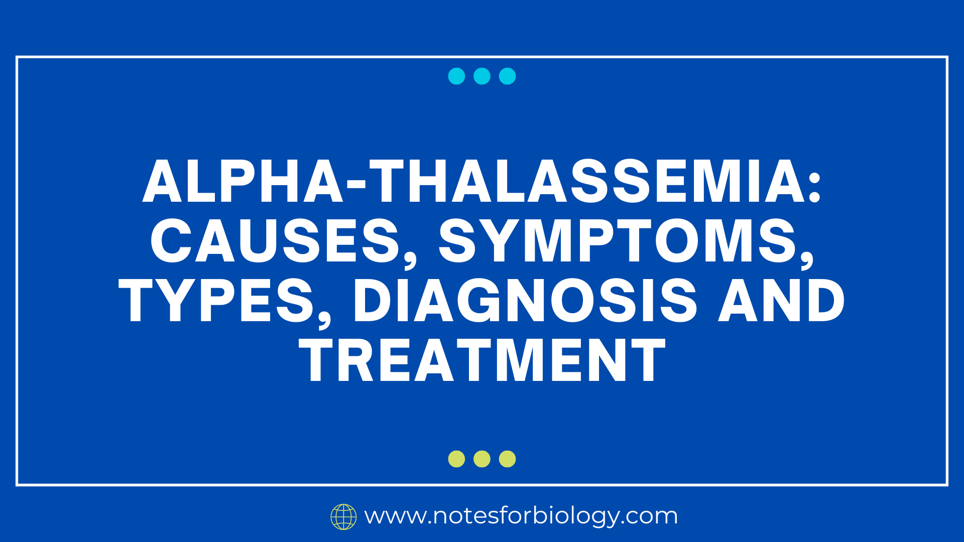 Alpha Thalassemia Causes Symptoms Types Diagnosis 1084