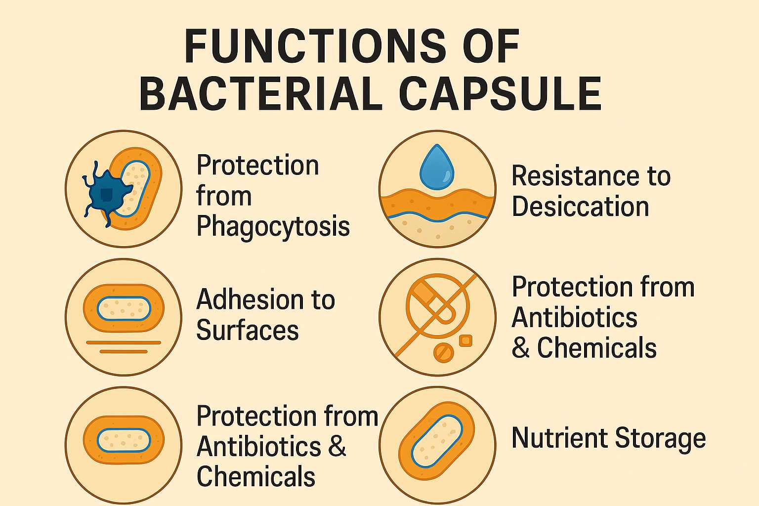 Bacterial Capsule: structure, function and examples of...